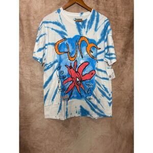 The Cure Wish Tie-Dye Graphic T-Shirt L/XL NWT